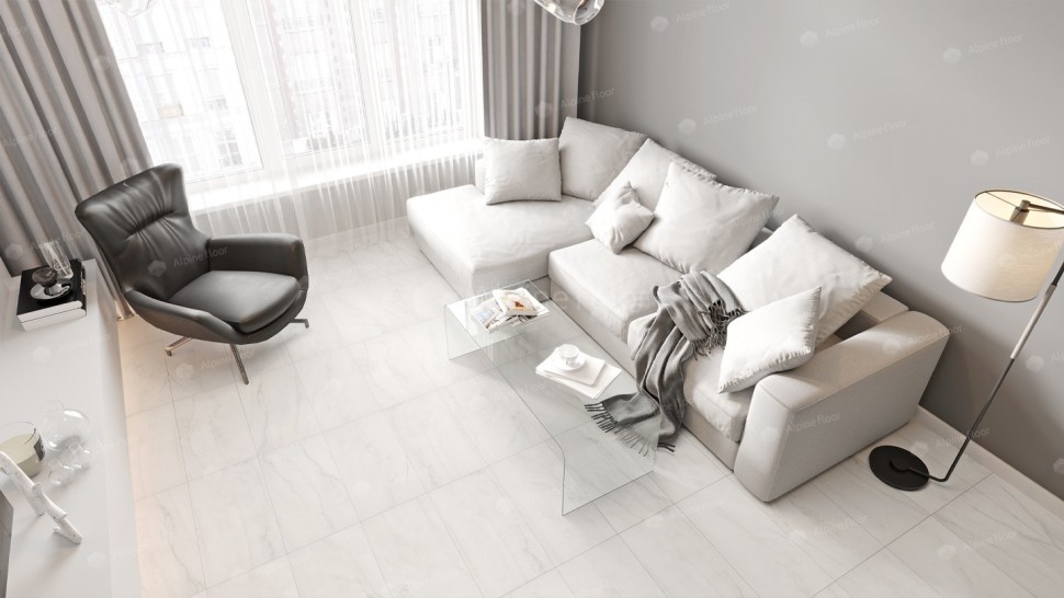 Виниловая плитка "Alpine Floor" Light Stone Брайс (608*303*2,5 мм) — купить в Хабаровске