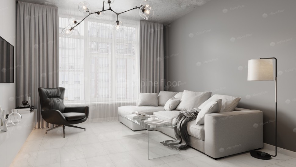 Виниловая плитка "Alpine Floor" Light Stone Брайс (608*303*2,5 мм) — купить в Хабаровске